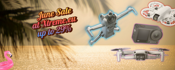 June, Summer discounts on DJI products and more.