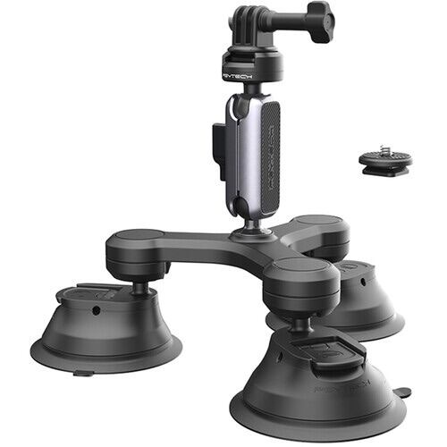 PGYTECH CapLock Three-arm Suction Mount | trojitý prísavný držiak