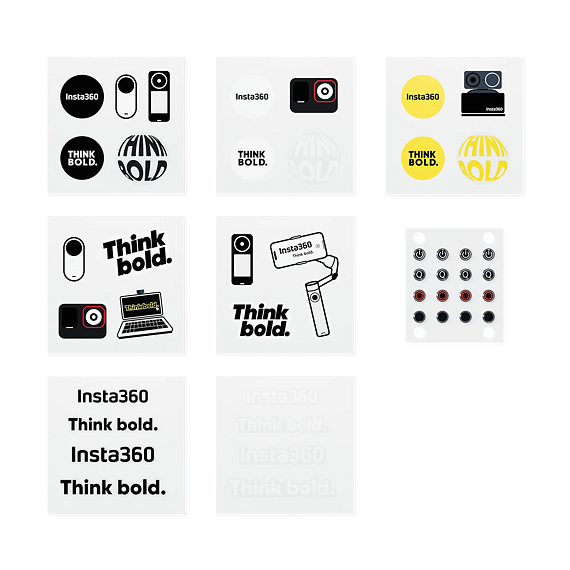 Insta360 - Button Sticker Set | Xtreme.sk Insta360 - Button Sticker Set | Xtreme.sk