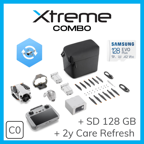 DJI Mini 4 Pro (DJI RC 2) - Xtreme Combo DJI Mini 4 Pro (DJI RC 2) - Xtreme Combo