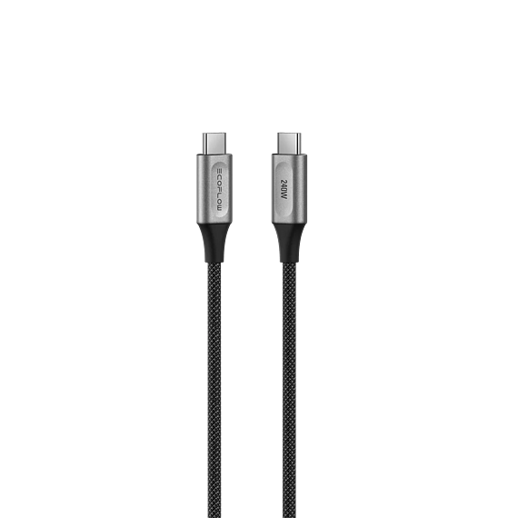 EcoFlow RAPID Pro USB-C do USB-C kabel (240W, Nylon) | Xtreme.sk EcoFlow RAPID Pro USB-C do USB-C kabel (240W, Nylon) | Xtreme.sk