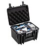 BW Outdoor Cases Type 2000 for DJI Mini3 PRO, DJI RC-N1 or DJI RC, charging-cradle, 4 bat , Black
